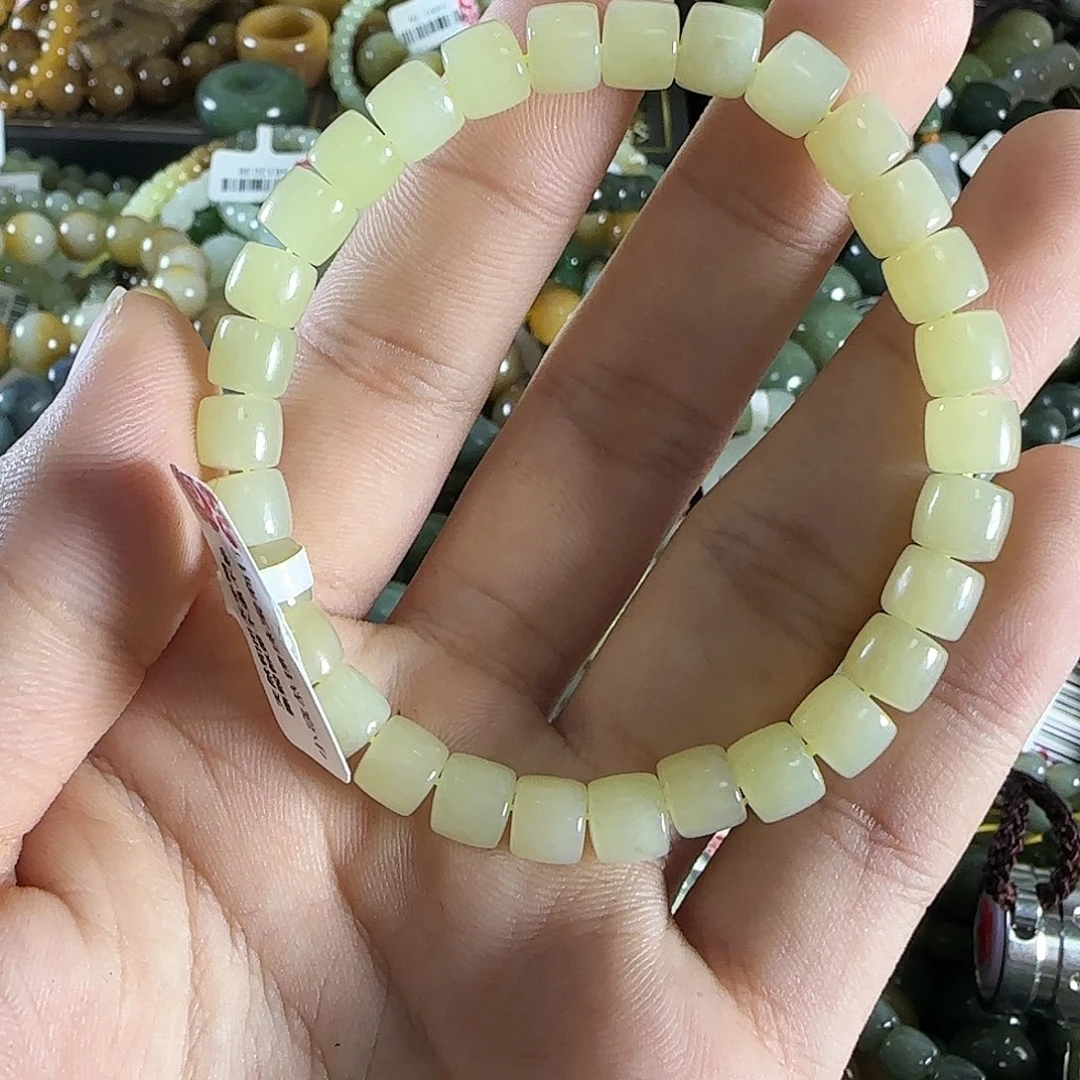 和田玉手链未镶嵌112