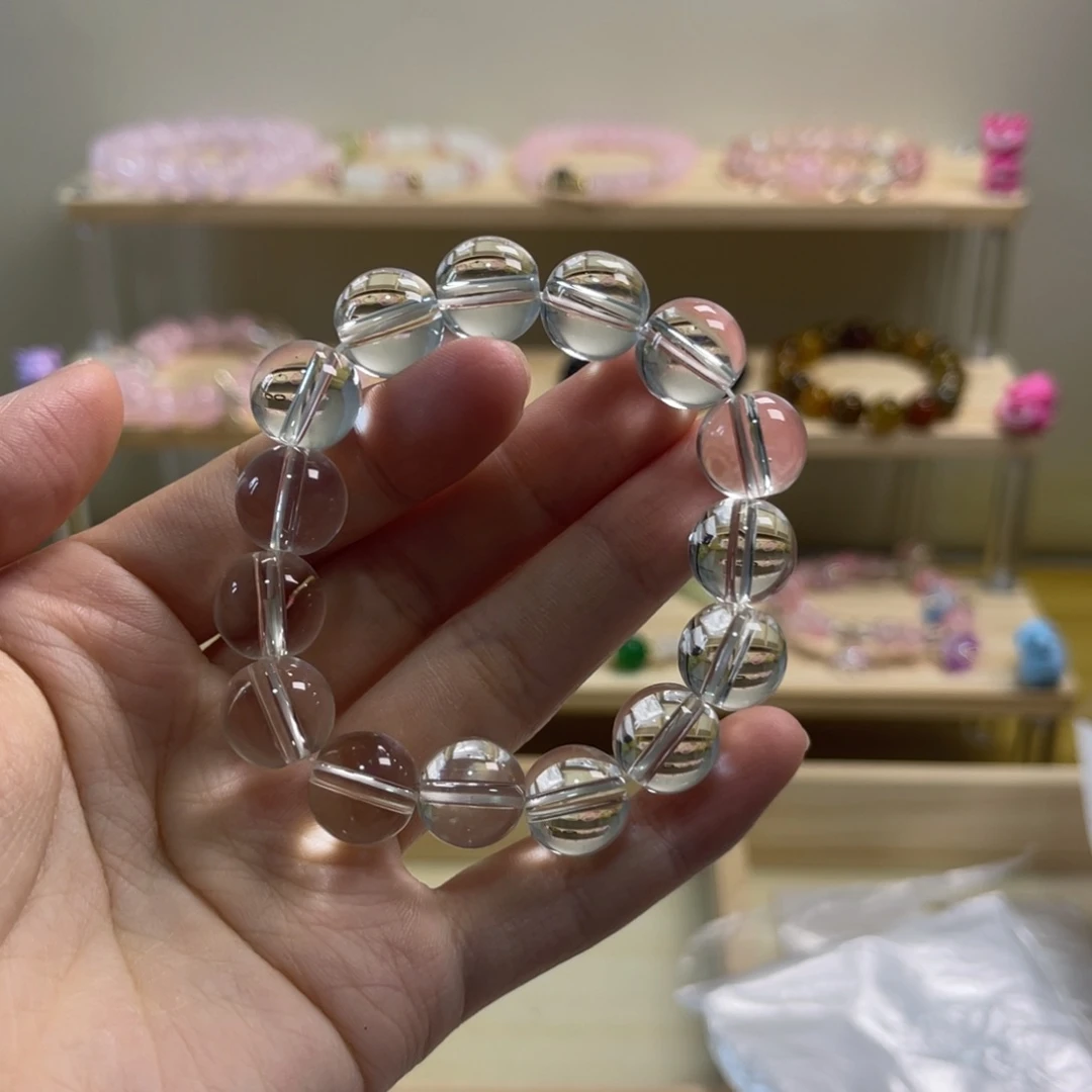 高透明手串，喜欢的拍