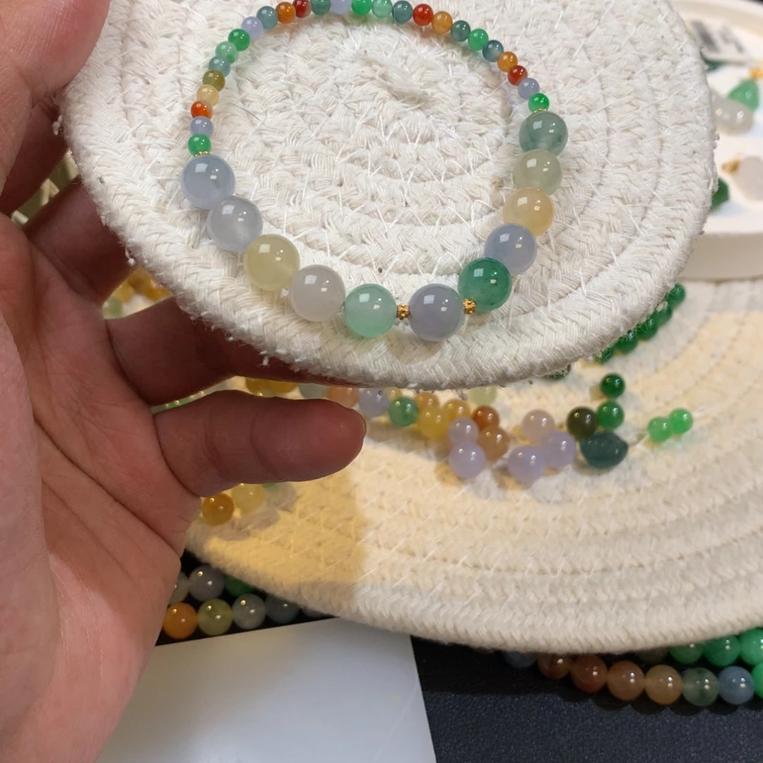 翡翠散珠彩虹多宝