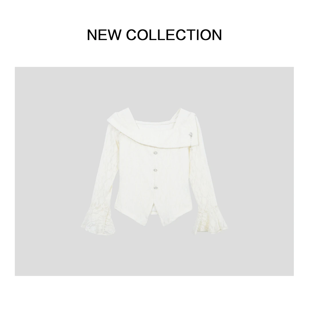 【艺菲专属】新款气质时尚网红休闲复古T恤 T1518017B