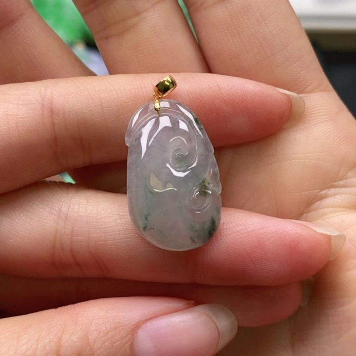 翡翠颈饰未镶嵌吊坠