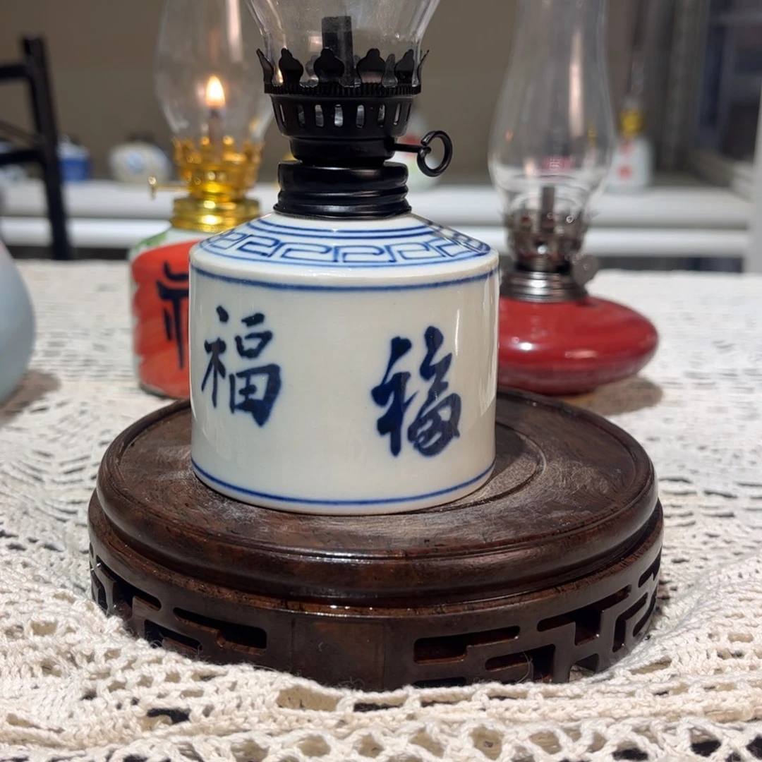 摆件景德镇陶瓷香薰灯