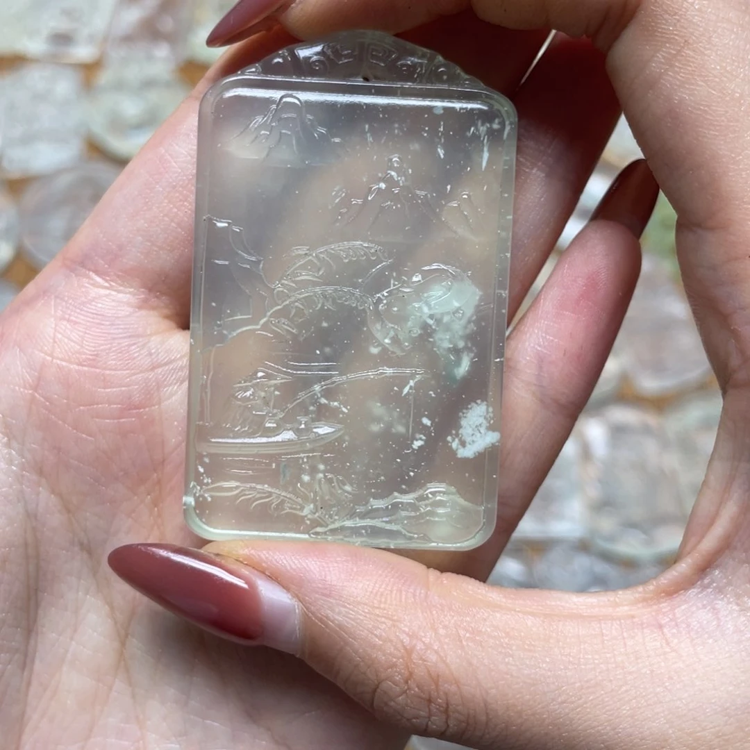 未镶嵌蛇纹石玉颈饰