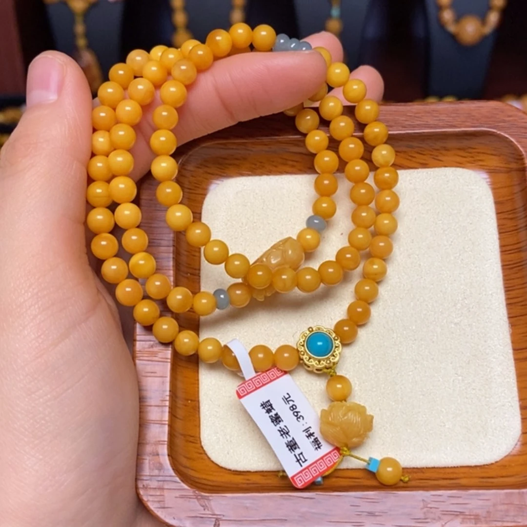 【闪购商品】蜜蜡手链未镶嵌手串