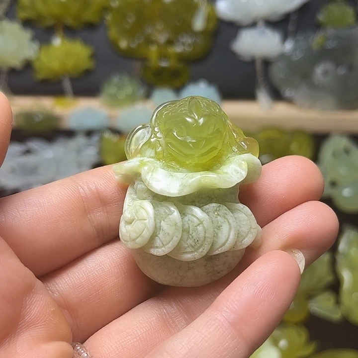 未镶嵌蛇纹石玉发饰