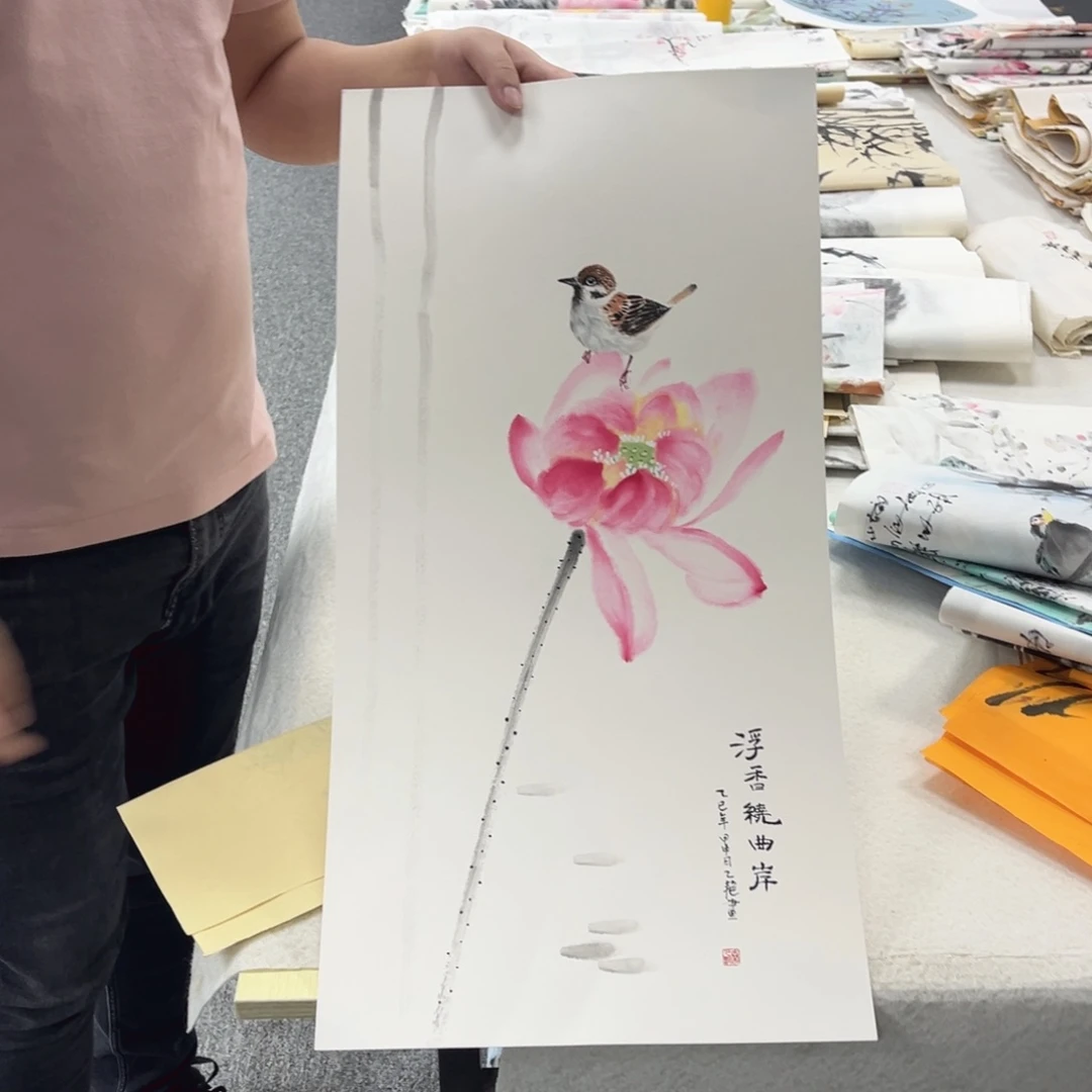 国画卖字画的小伙伴