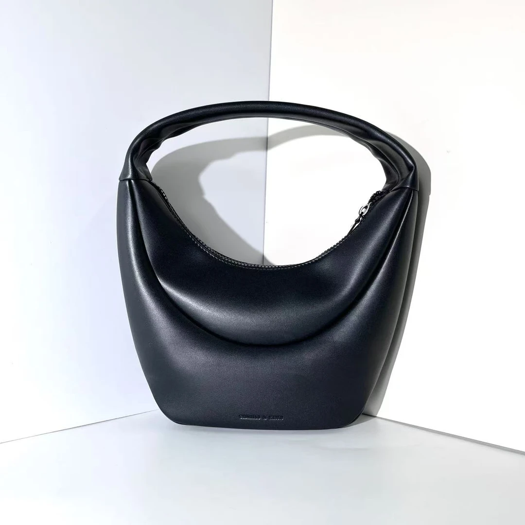 CHARLES&KEITH 40782234黑色M女士单肩手提包-杨灬