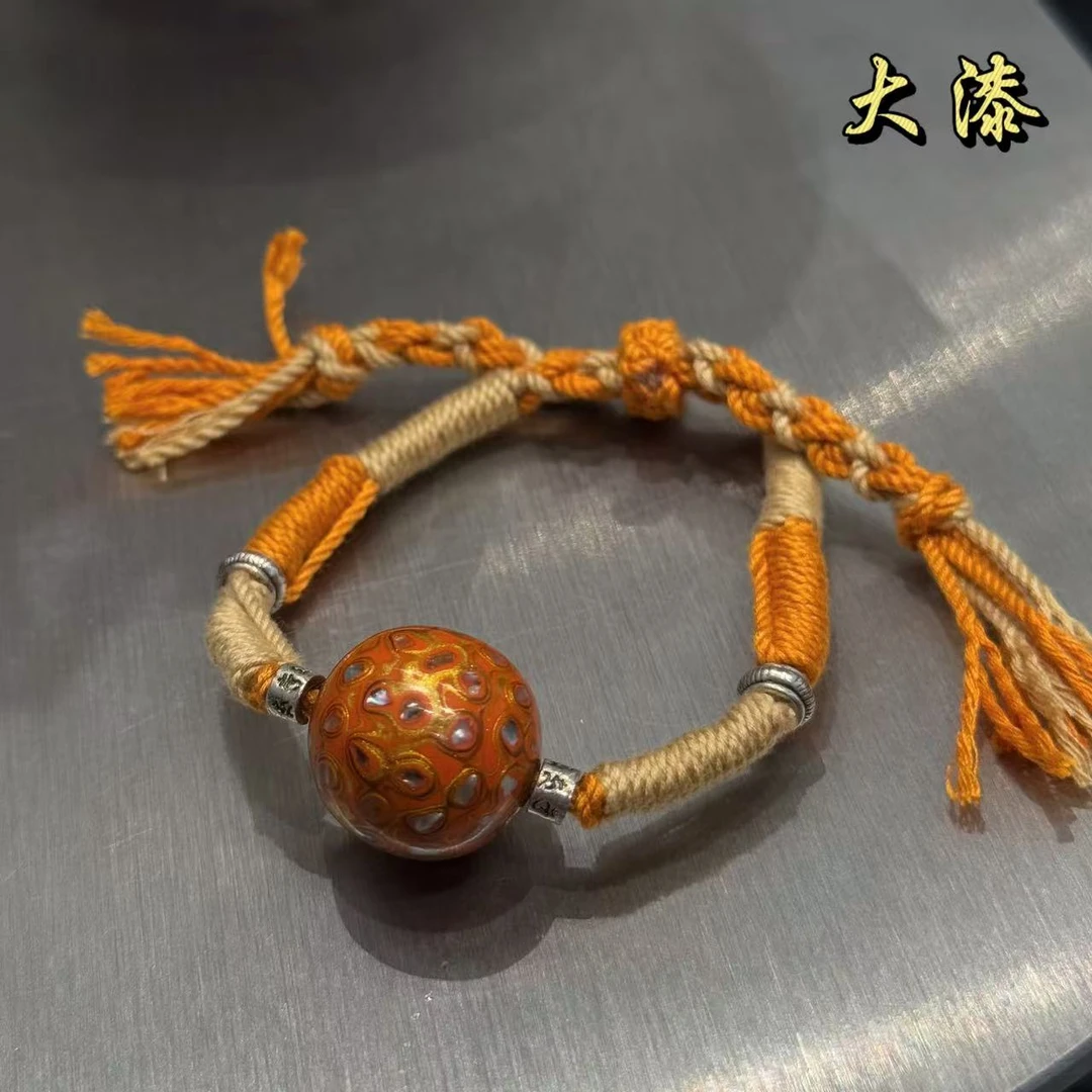 非金属木质手链 【十六珠宝】大漆手链设计款TY126多样性发一