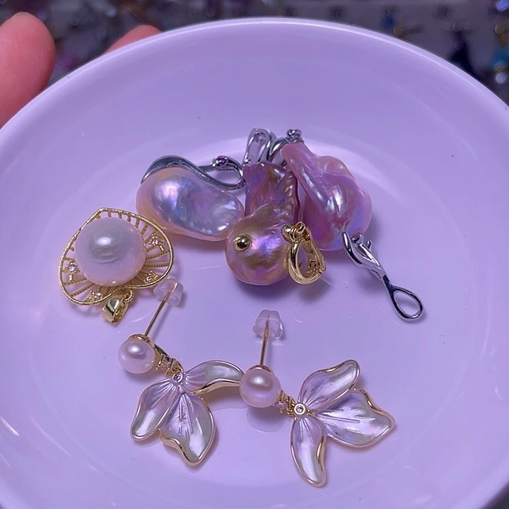 颈饰淡水珍珠合金07