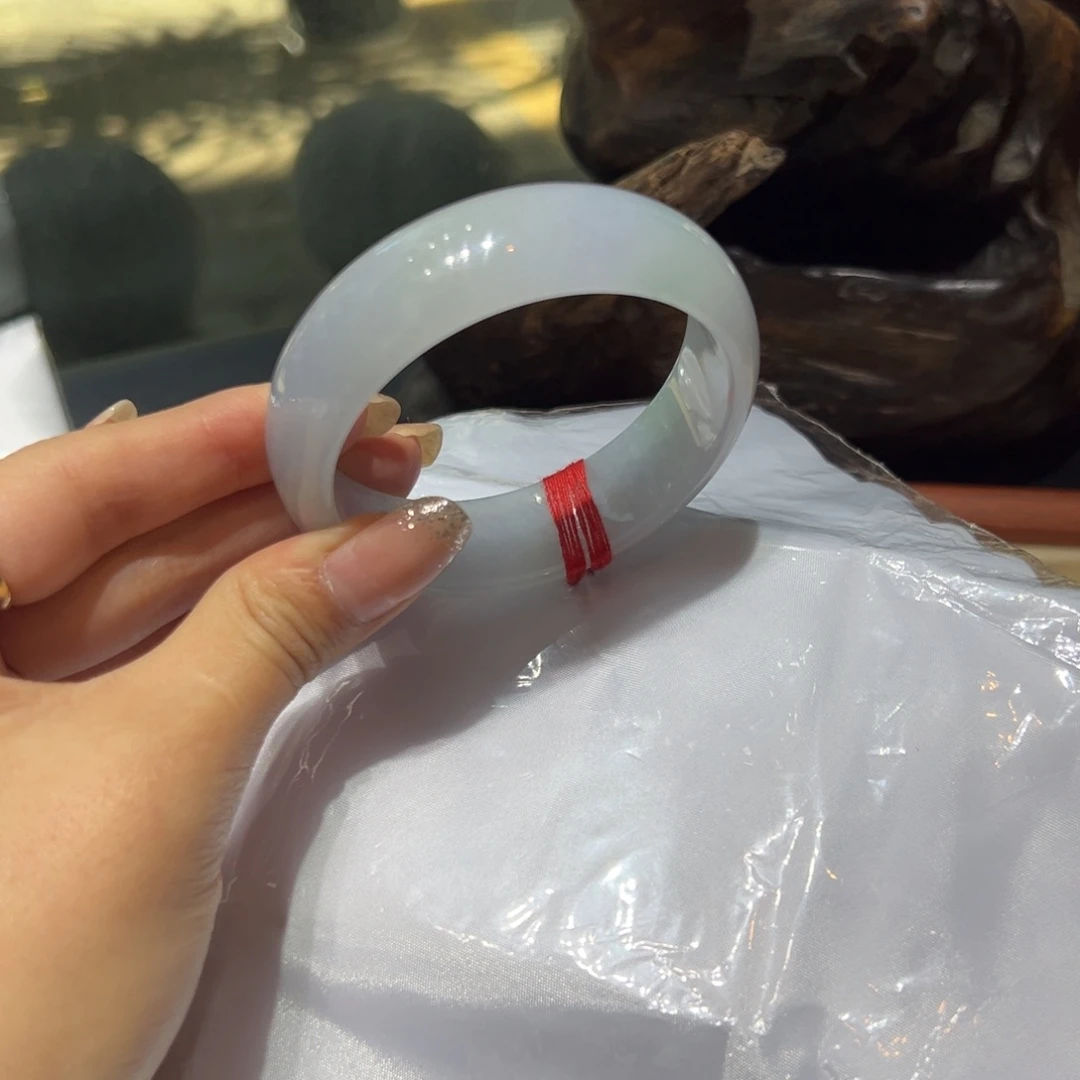 a****翡翠未镶嵌手镯57mm