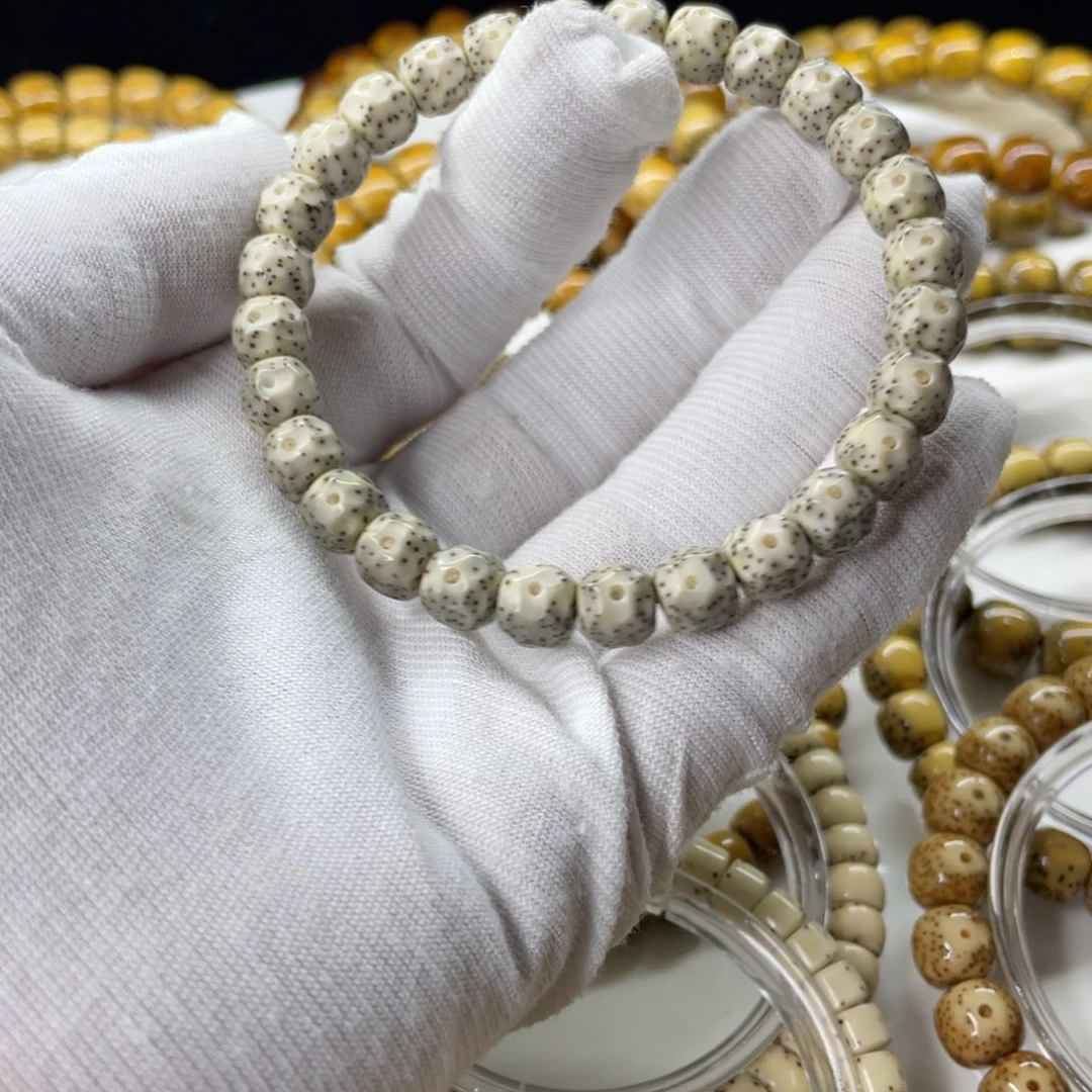 星月菩提吊坠骨瓷9/8无相大眼睛月朗星稀