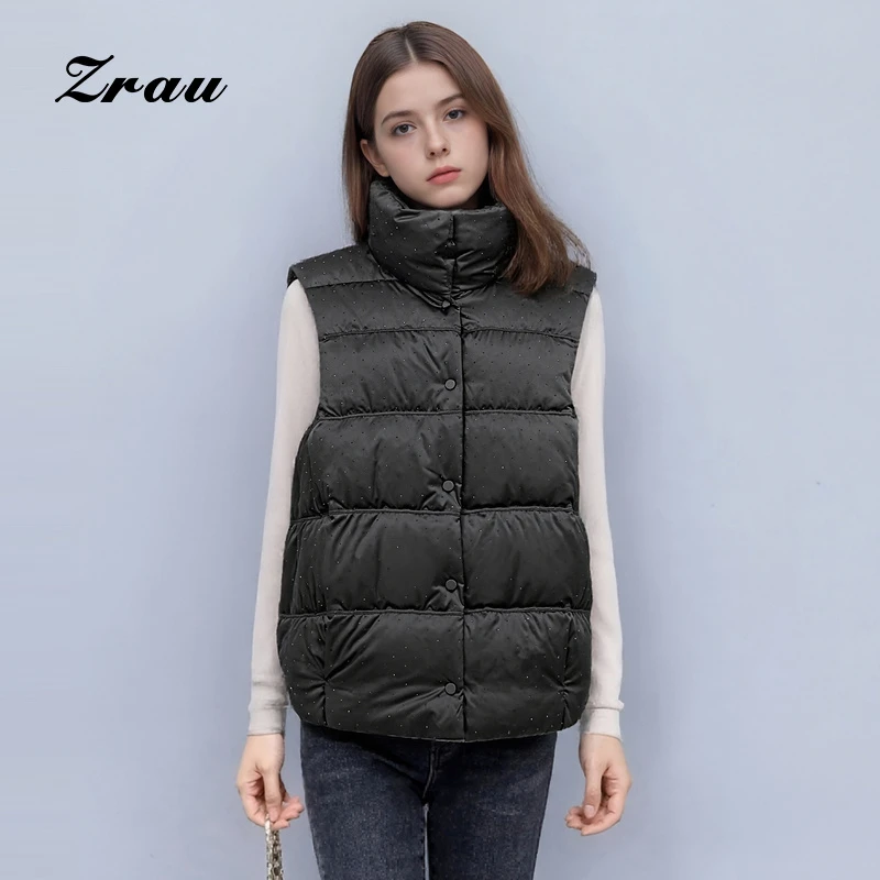 【达人专属】ZRAU高级羽绒服马甲外套Z1244Y0018