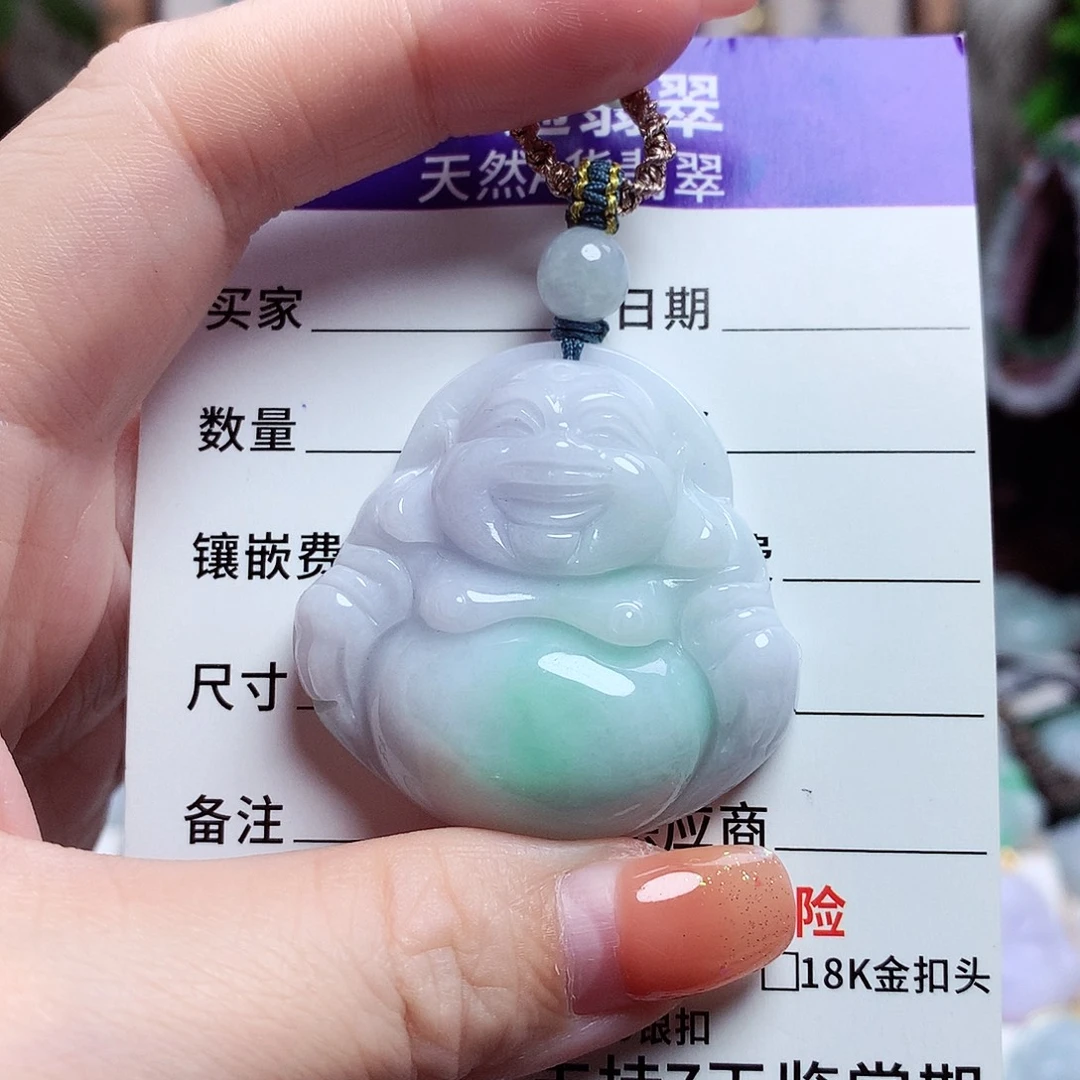 颈饰未镶嵌翡翠佛公41