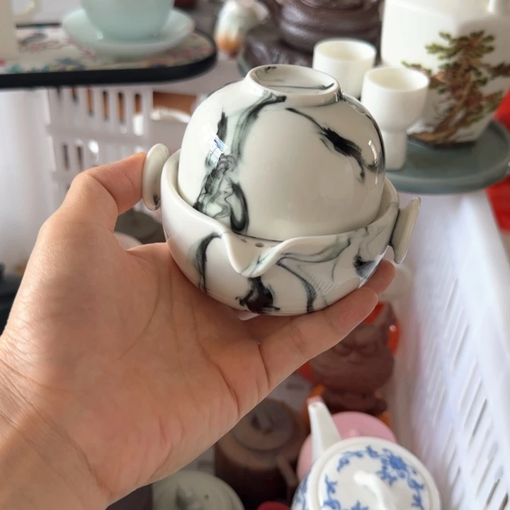 微瑕陶瓷茶具茶杯茶壶