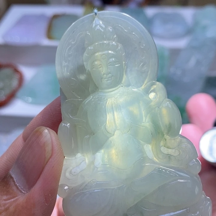 【闪购商品】翡翠未镶嵌颈饰1111111111111