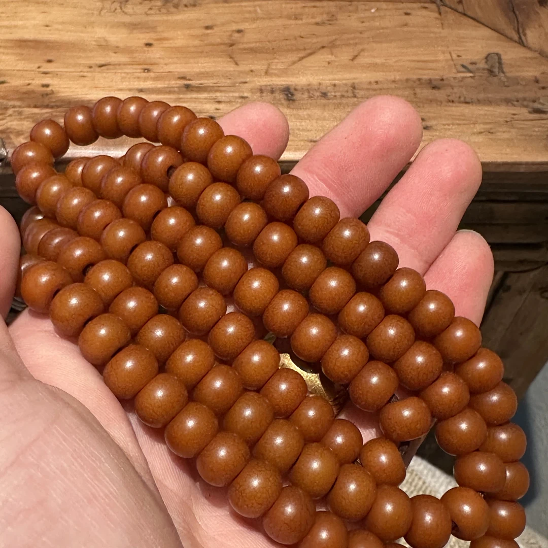 藏区手盘菩提根念珠  感受藏传文化魅力