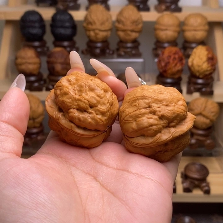 ***吊坠文玩核桃40金蟾疙瘩包Y03