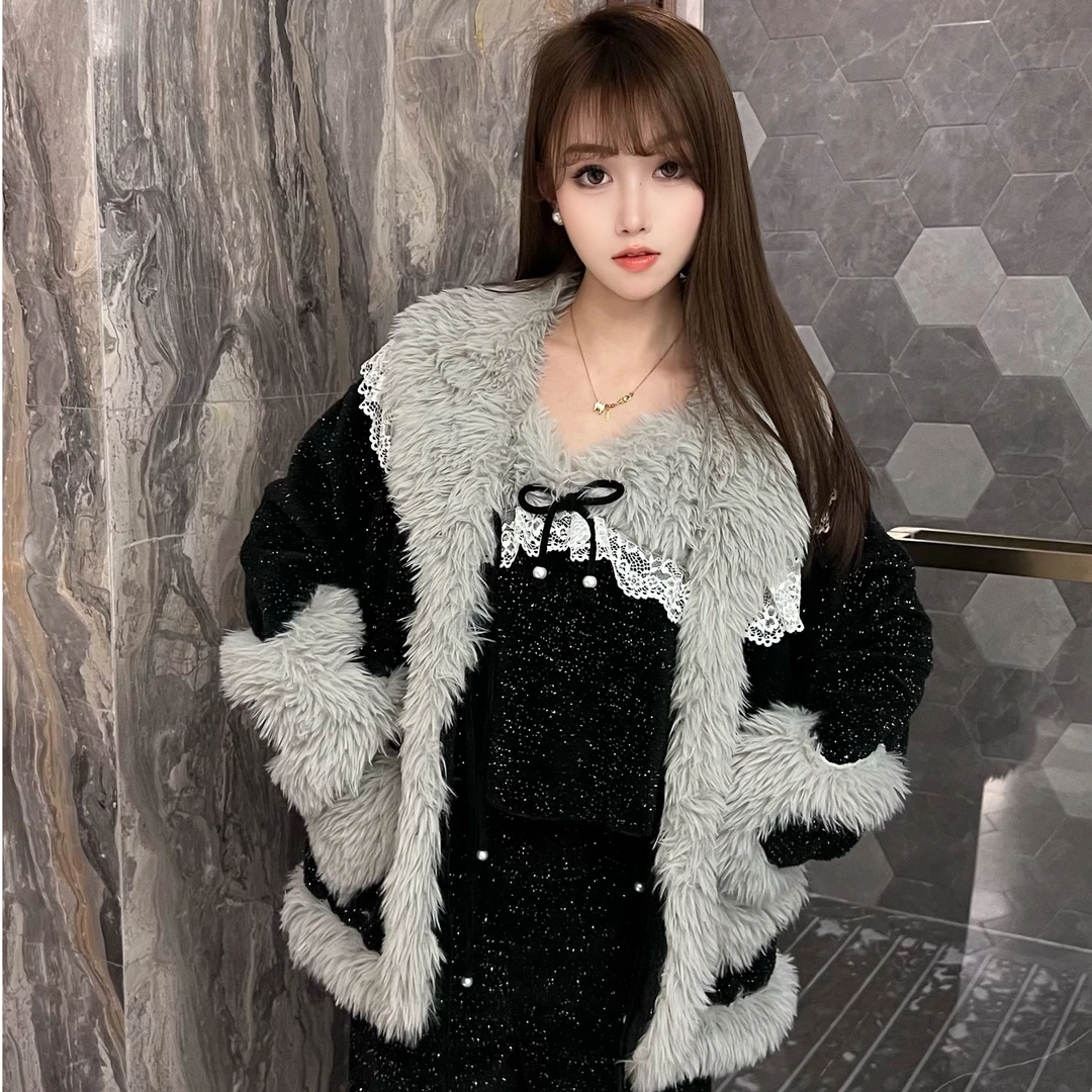 【璀璨星河~~】新款加绒加厚双面烫光热力绒家居服冬季保暖舒适睡衣