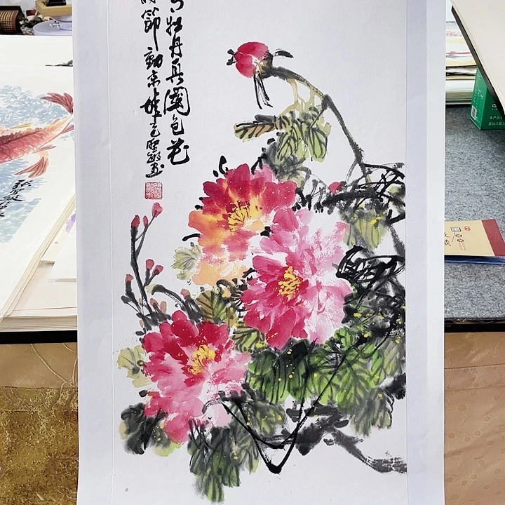 国画张圣敏先生纯手绘作品