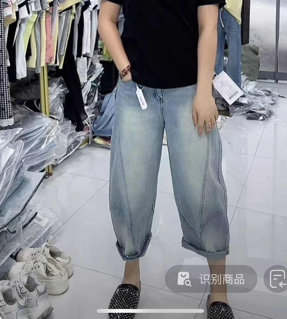 【新款现货】8分牛仔短裤夏季新款炸街款时尚百搭9088