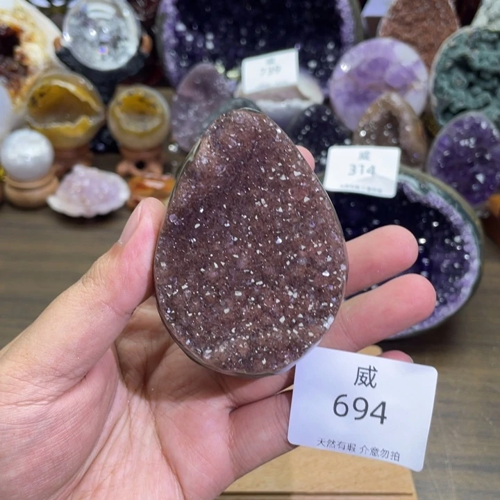 水晶未镶嵌珠宝半成品