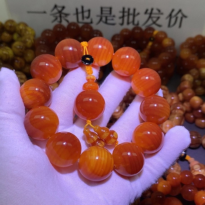 松木（琥珀木）手串/手链2.1 包浆高货