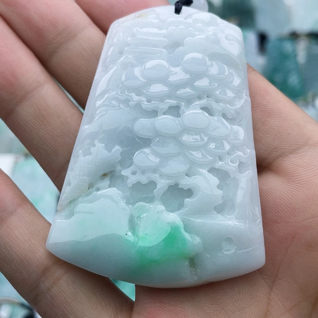 颈饰未镶嵌翡翠翡翠