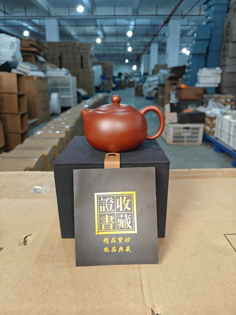 【闪购商品】吴成志朱泥大红袍紫砂小泡壶