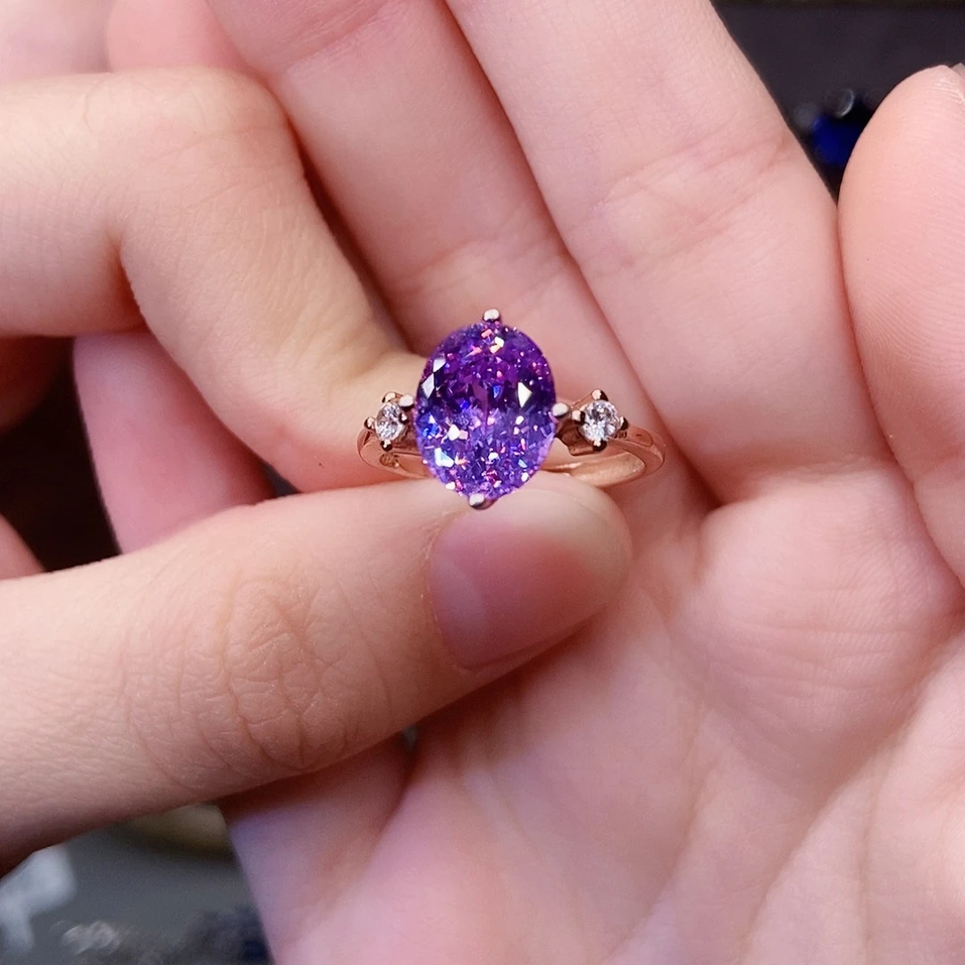 碧玺珠宝奇石银S925镶嵌