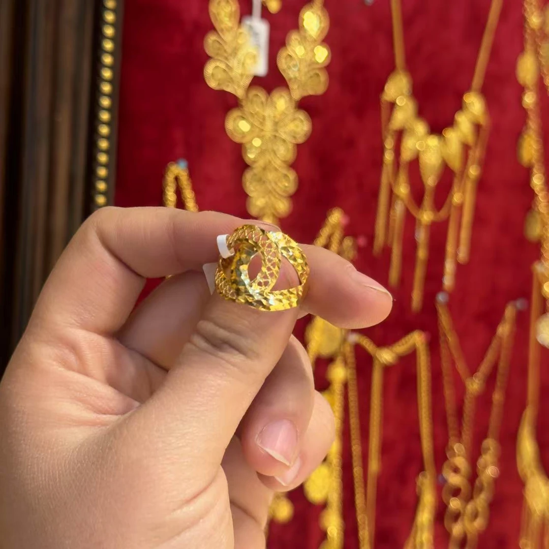 合金亚克力戒指 戒指女款