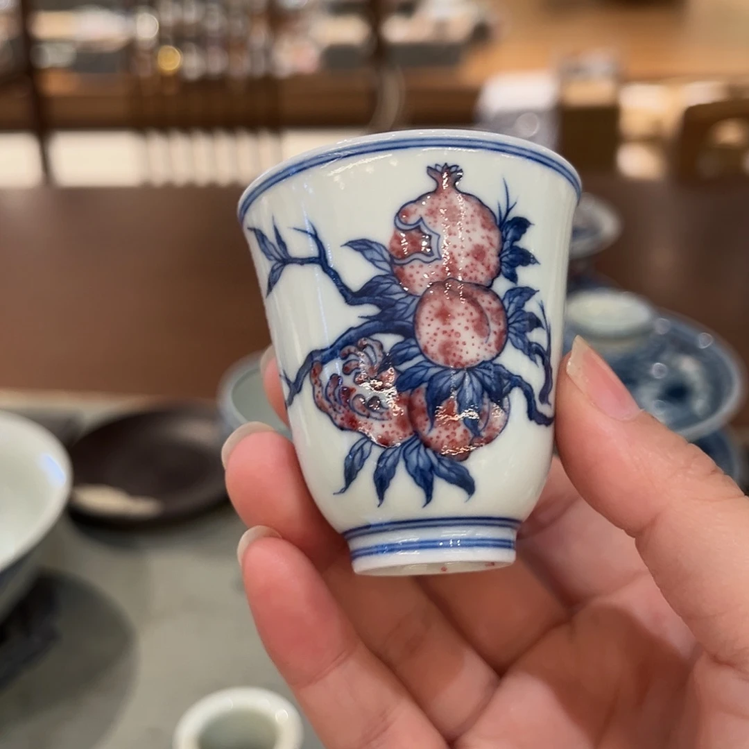 微瑕臻玉古坊原矿釉里红