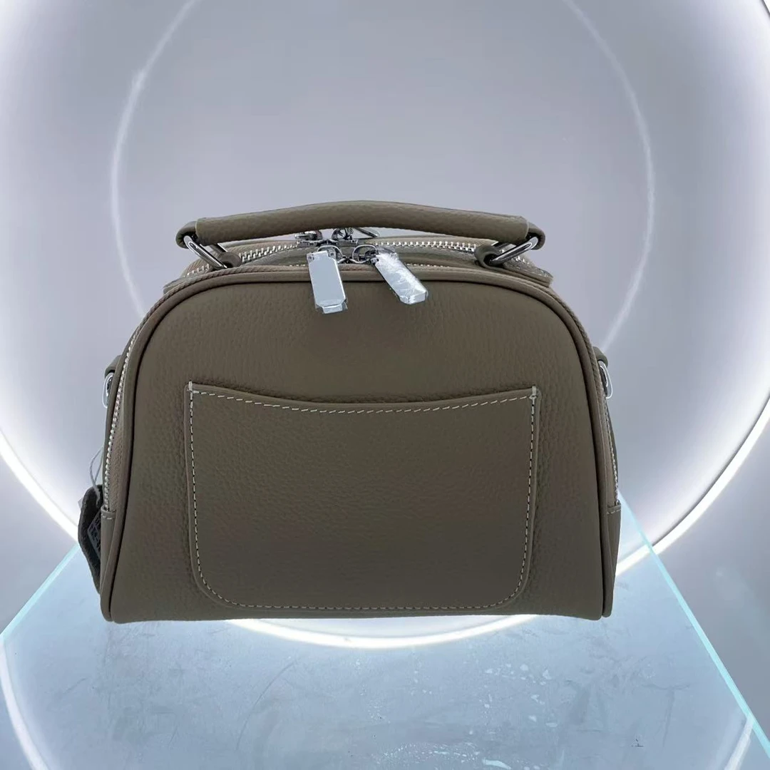 6376#大象灰【尺寸：长-宽-高-】潮流气质休闲百搭时尚女士单肩包