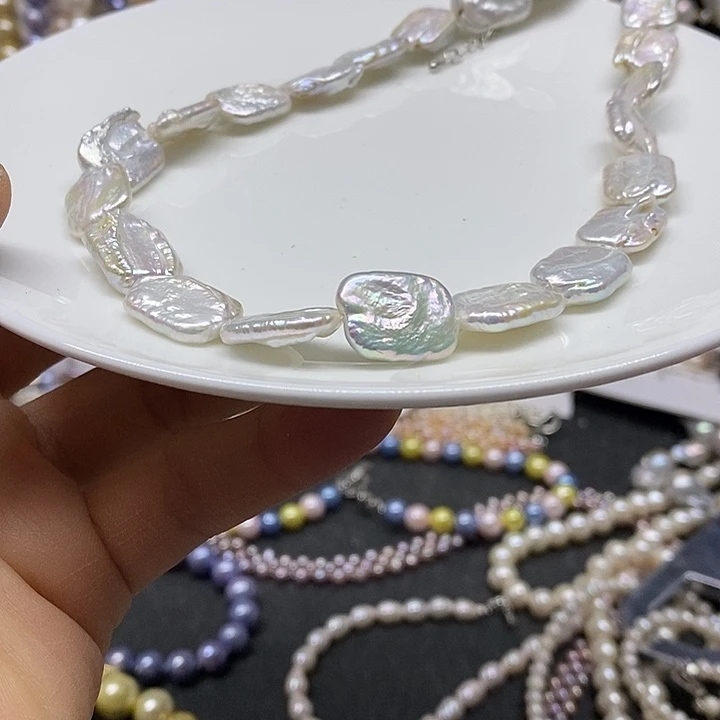 颈饰未镶嵌淡水珍珠