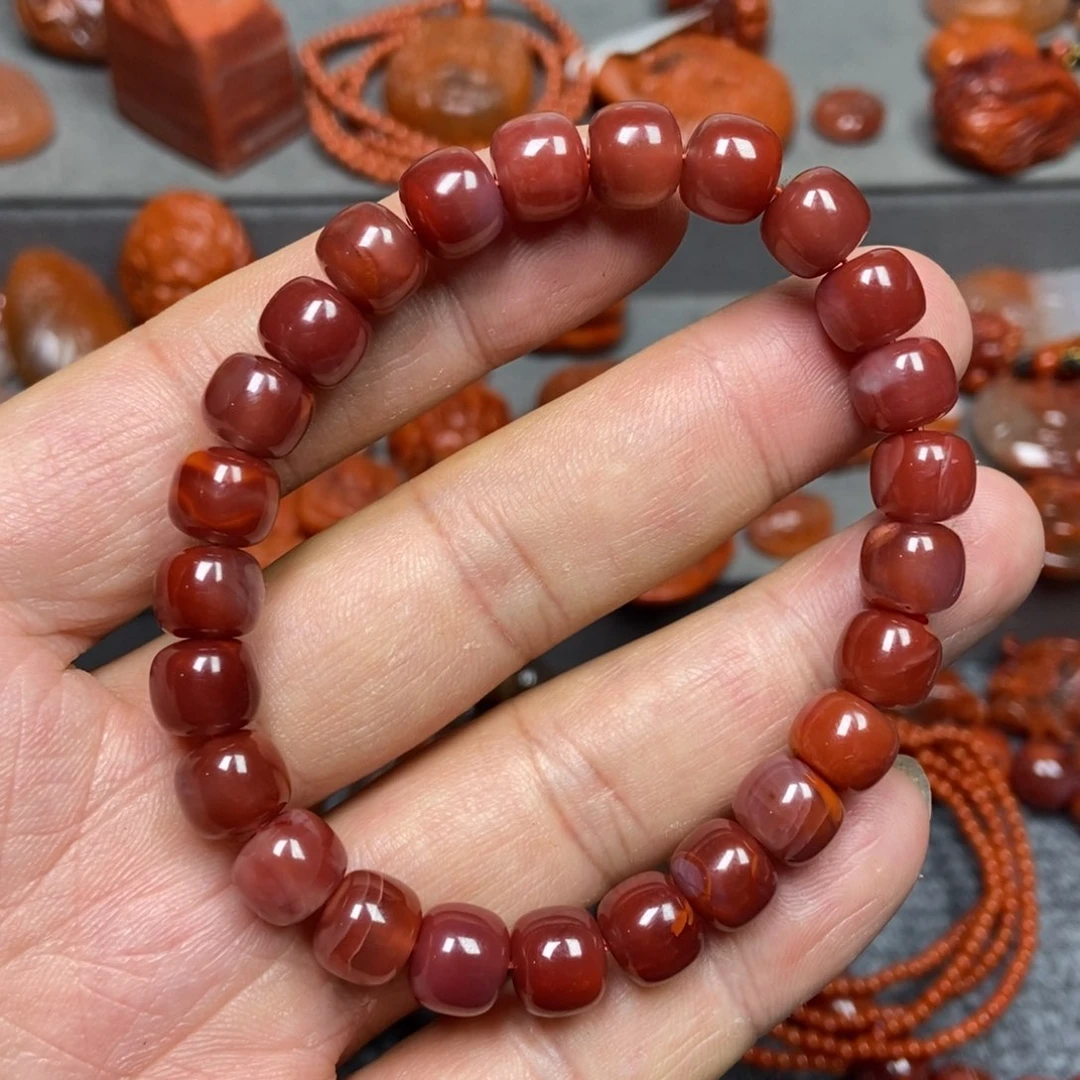【闪购商品】南红玛瑙手串未镶嵌9mm