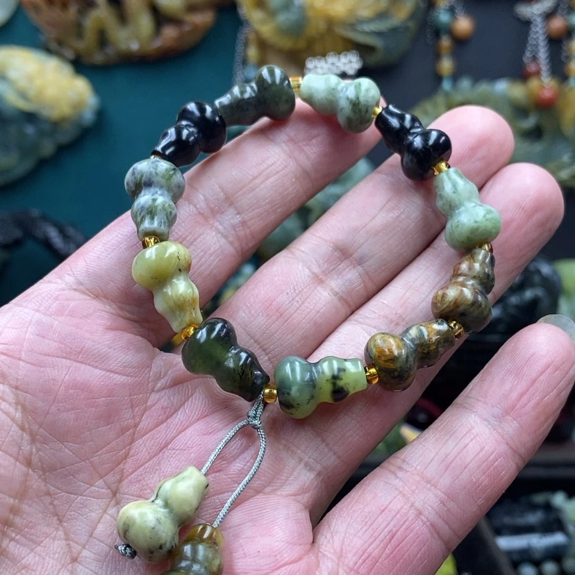 【闪购商品】蛇纹石玉未镶嵌随机发货手链