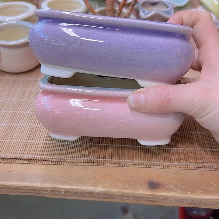 红陶陶瓷花盆当场满12包邮