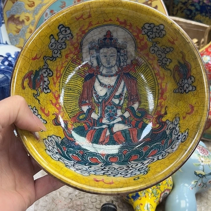 瓷片瓷器摆件 瓷器摆件