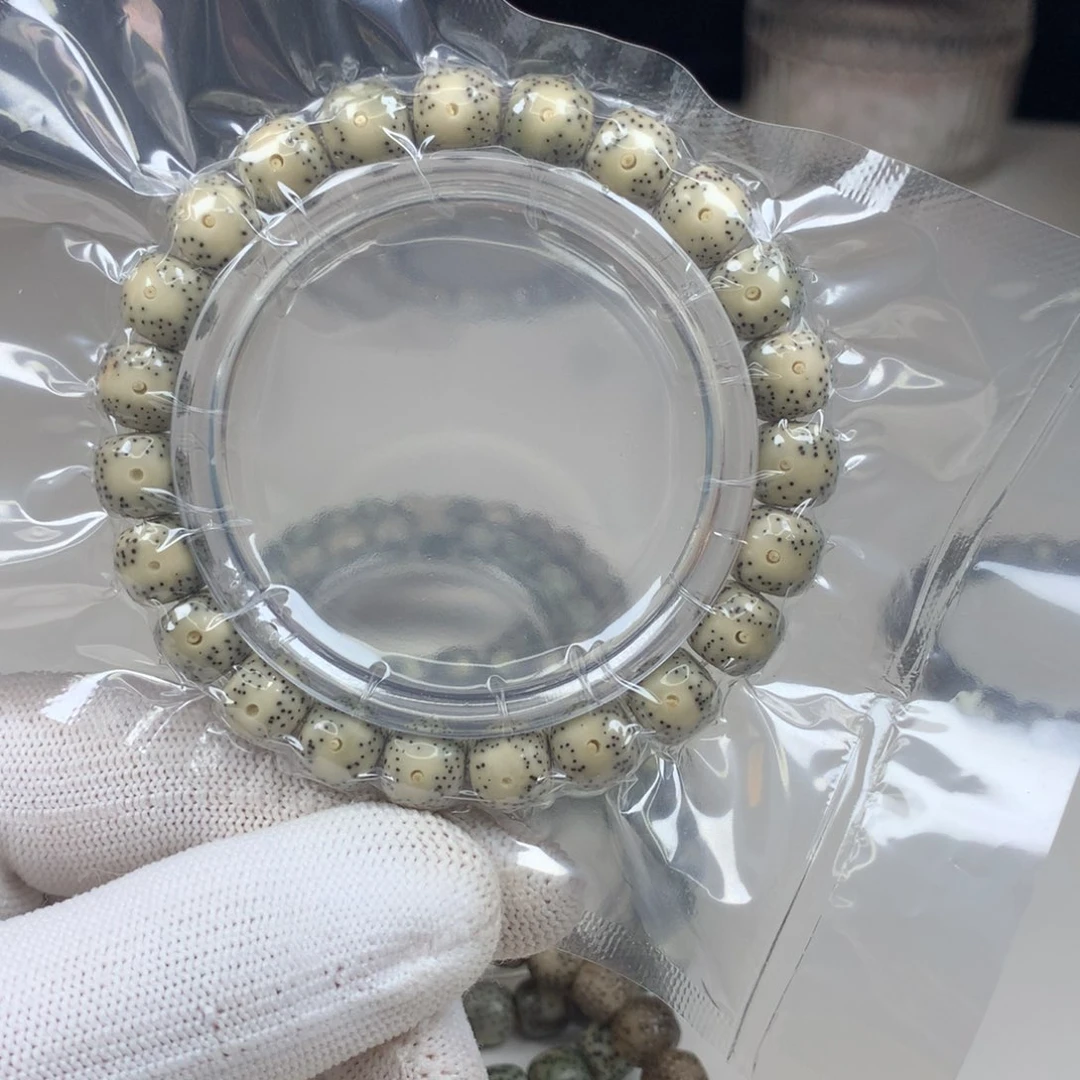 星月菩提手串18号黄金眼青花瓷10×9