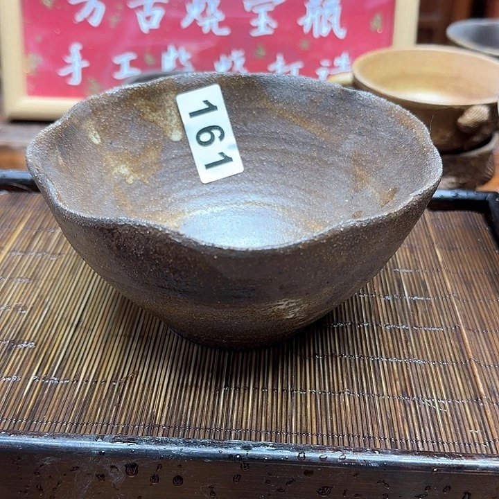 纯手工制作粗陶茶具