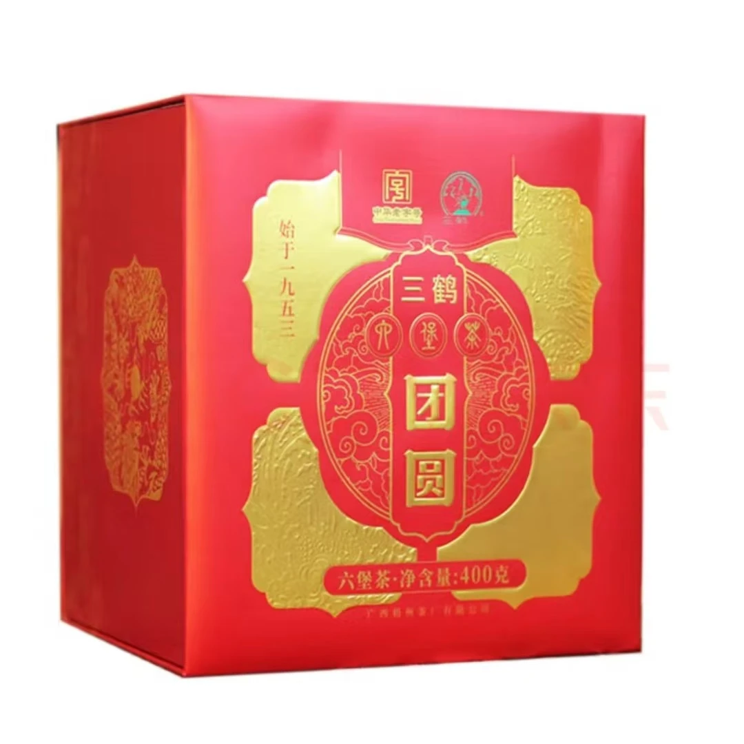 梧州茶厂六堡茶三鹤团圆2024