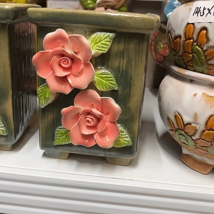 粗陶材质多肉花盆