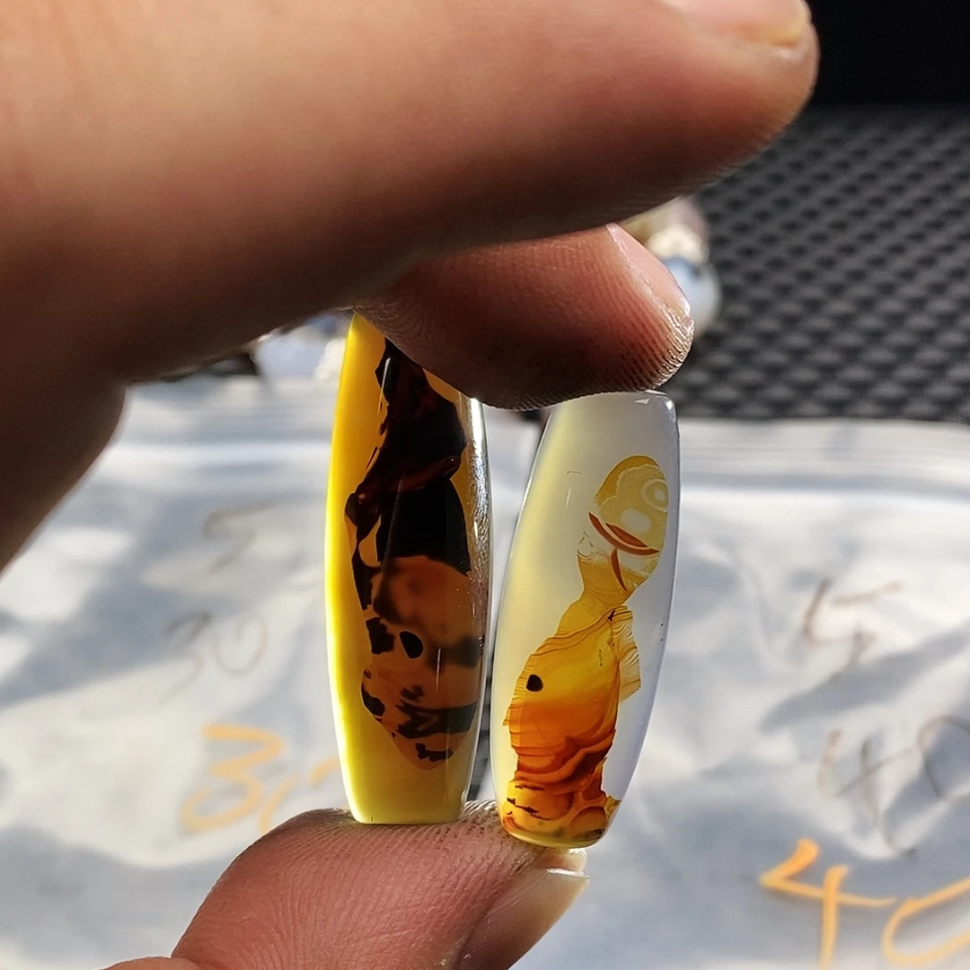 用***3玛瑙/玉髓未镶嵌吊坠(不含链)