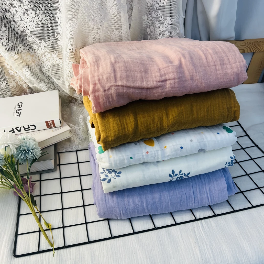 全棉双层纱大尺寸瑕疵床单一条