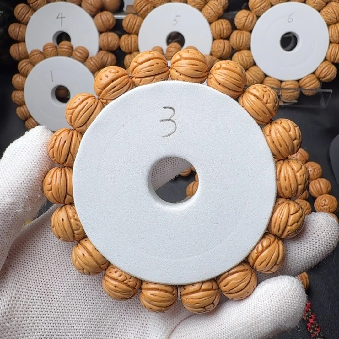 桃核手串盘锦野生绣球