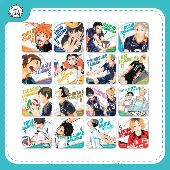 【排球少符】排球少年小排球 js限定 第一弹原画杯垫 收藏盲盒代拆