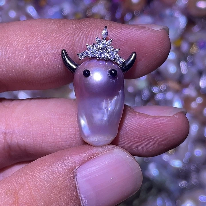 淡水珍珠未镶嵌吊坠(不含链)@****)41