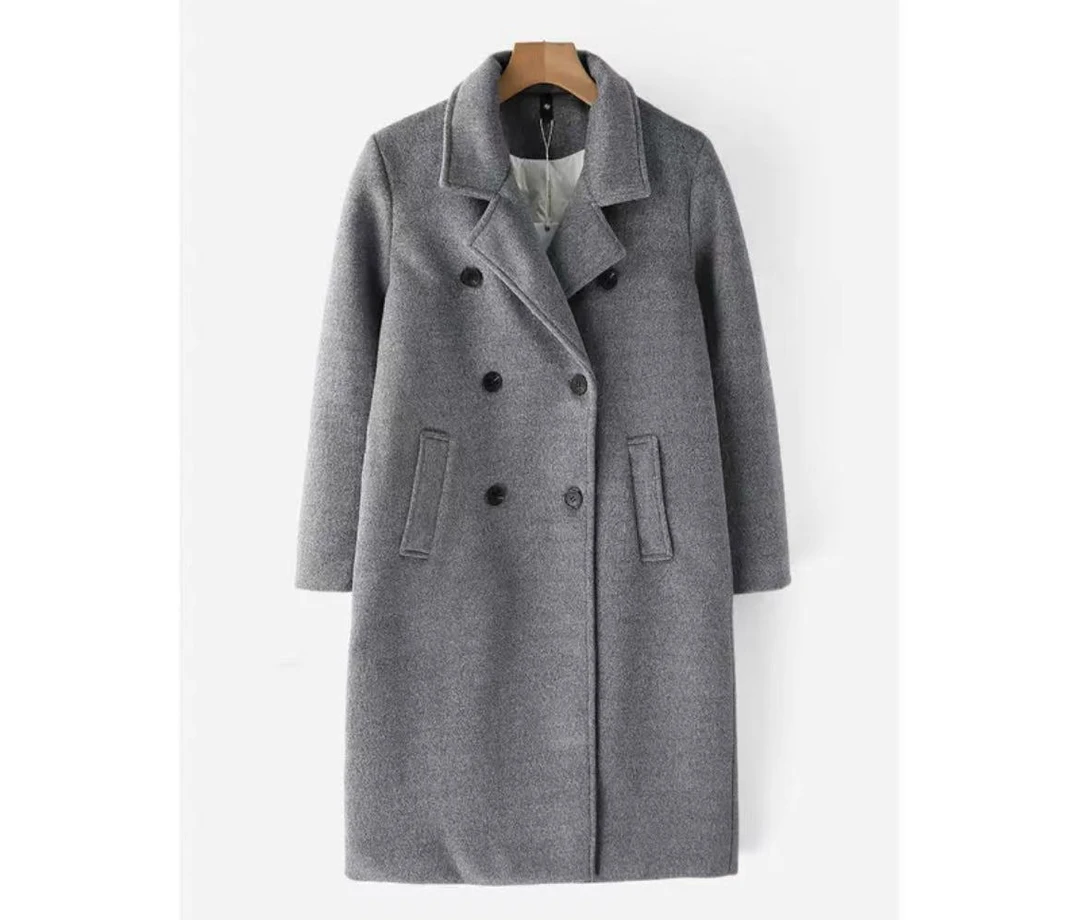 【集合店】4195休闲时尚外套大衣宽松型常规款韩版