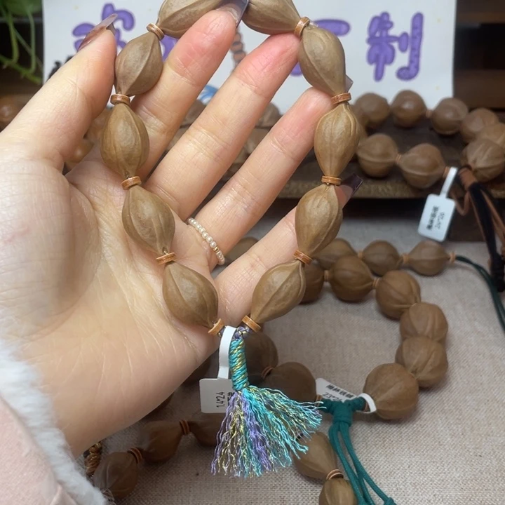 手串/手链橄榄核梅林铁核14.24头货三面佛