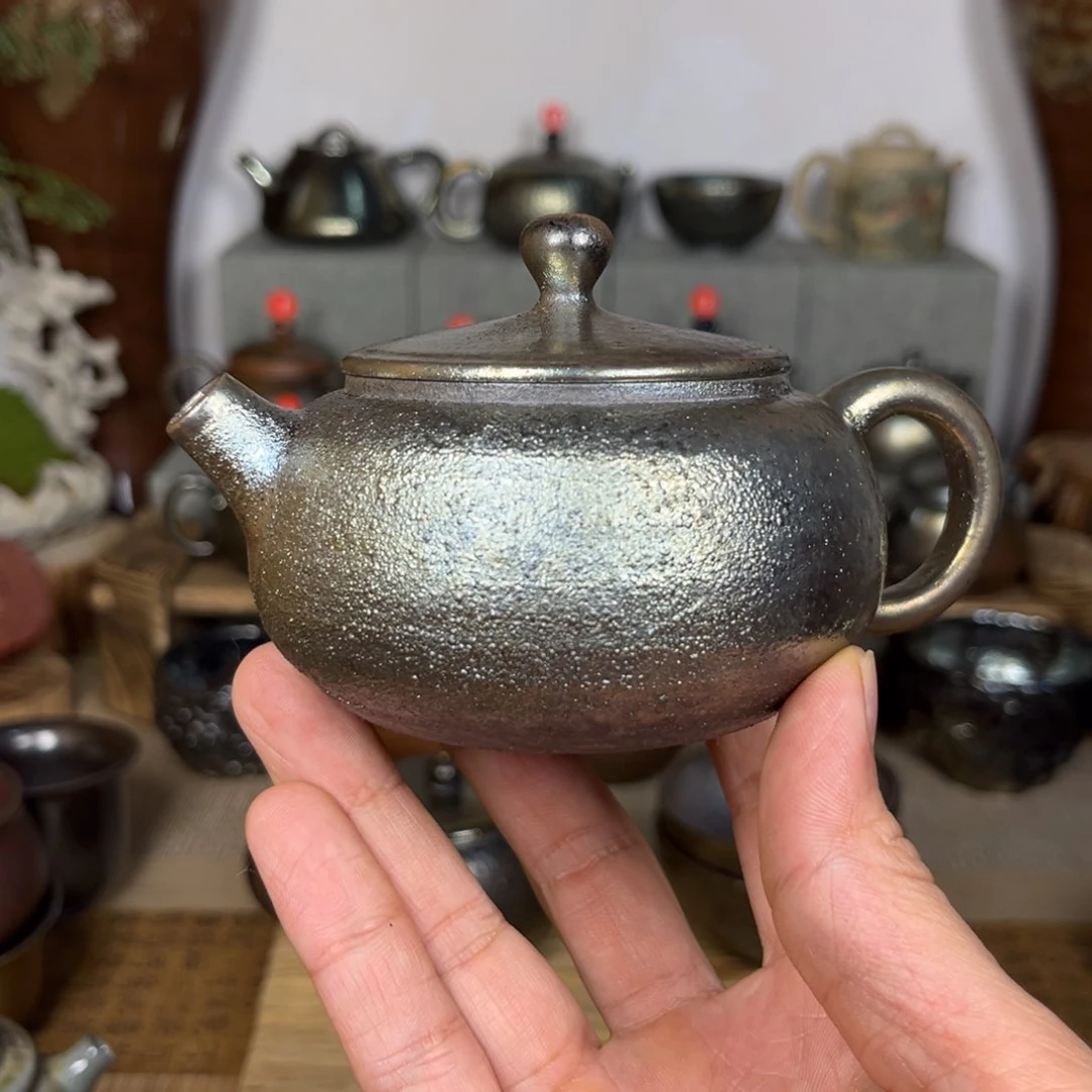 壶a**j建水紫陶紫泥柴烧