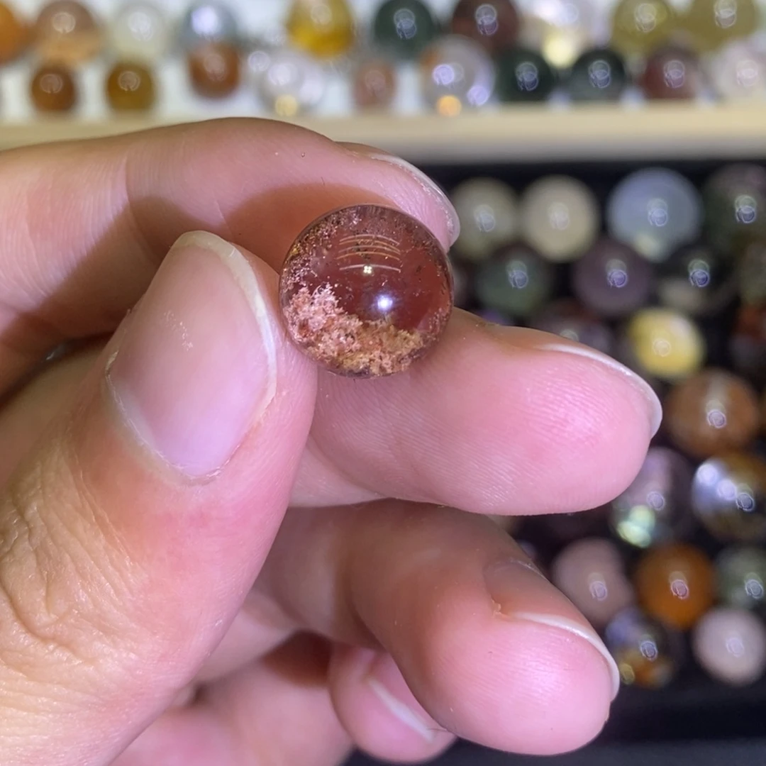 未镶嵌水晶珠宝半成品8橙幽灵12.3